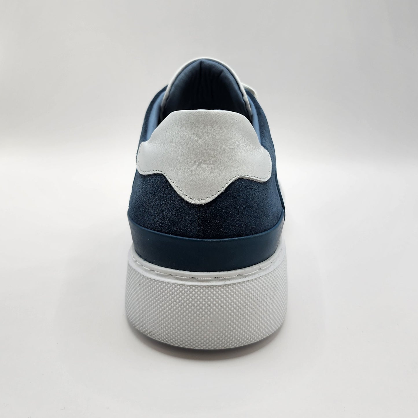 Blue & white sneakers