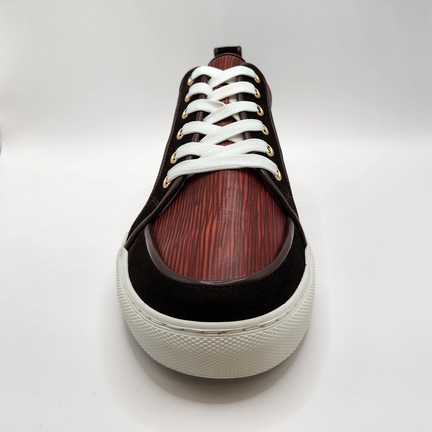 Wooden appearance sneakers