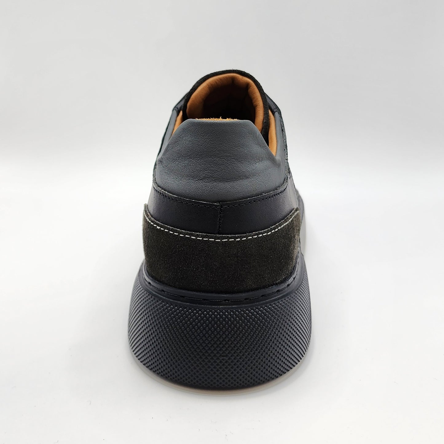 Black & Grey leather mix sneakers