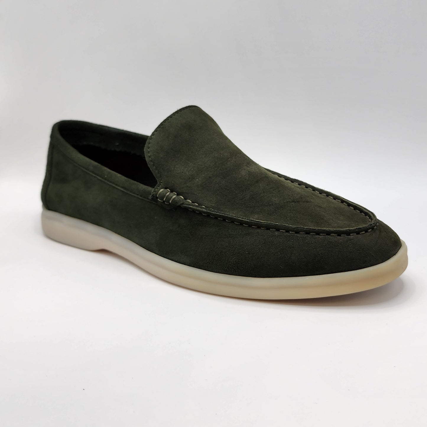 Green suede