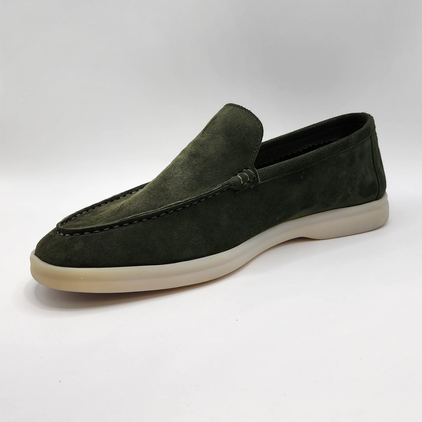 Green suede