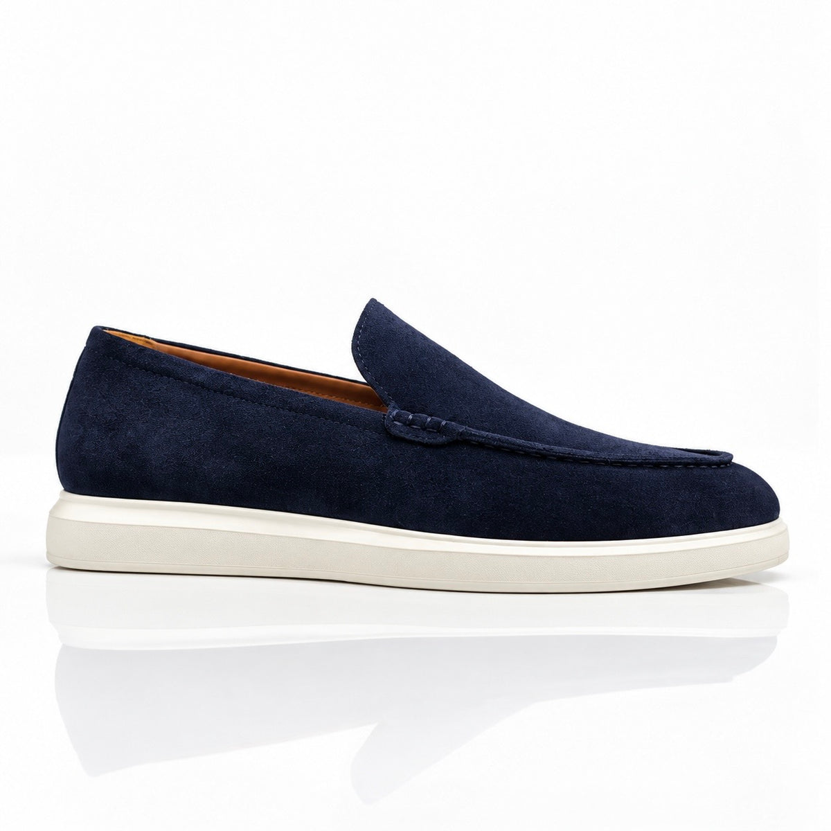 Blue Suede Loafers