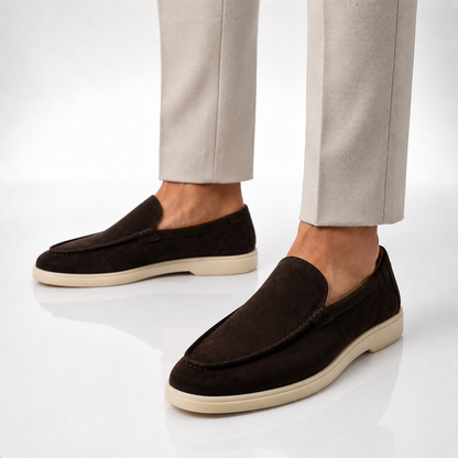 GAVA Brown Suede Loafers