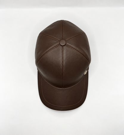 GAVA Premium Leather Cap – Brown