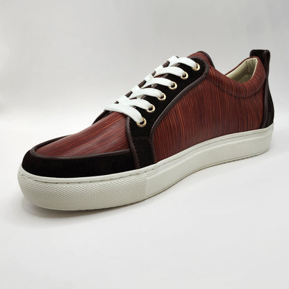 Wooden appearance sneakers