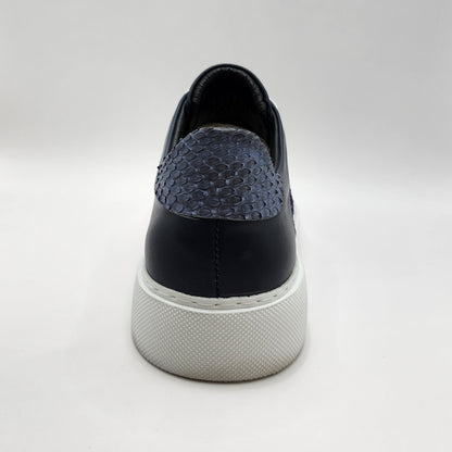 Blue phyton sneakers