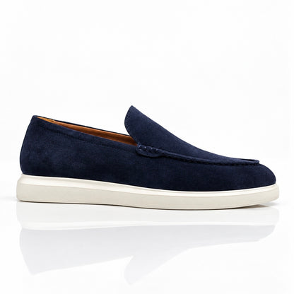 Blue Suede Loafers