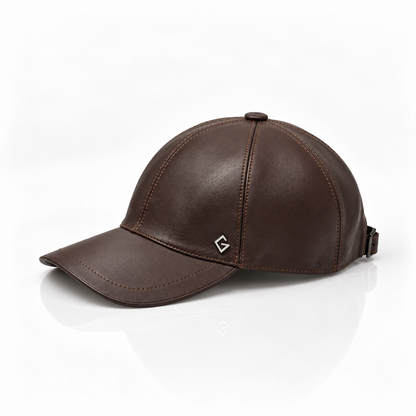 GAVA Premium Leather Cap – Brown