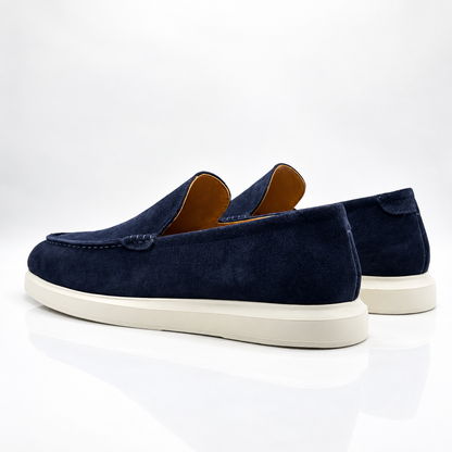 Blue Suede Loafers