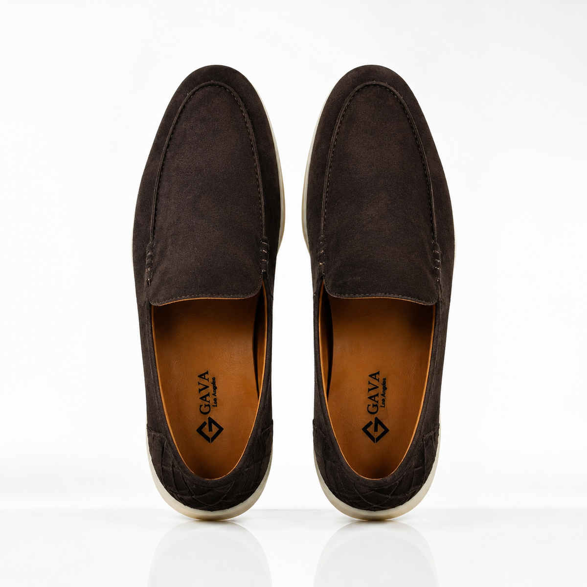 GAVA Brown Suede Loafers
