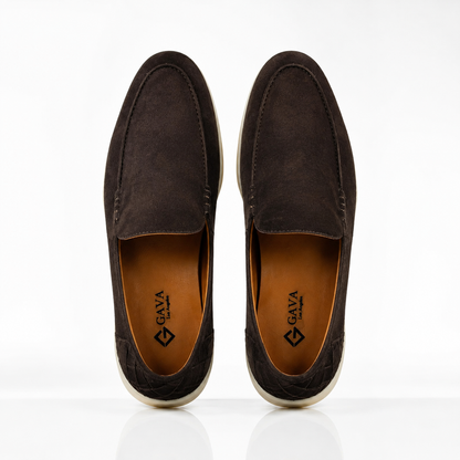 GAVA Brown Suede Loafers