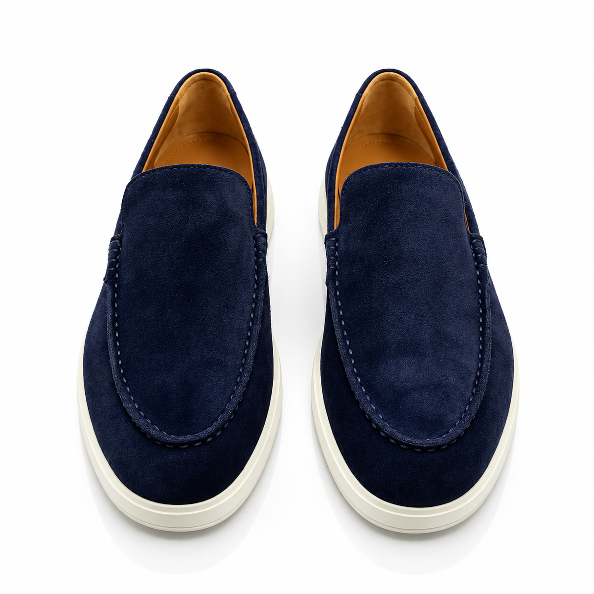 Blue Suede Loafers