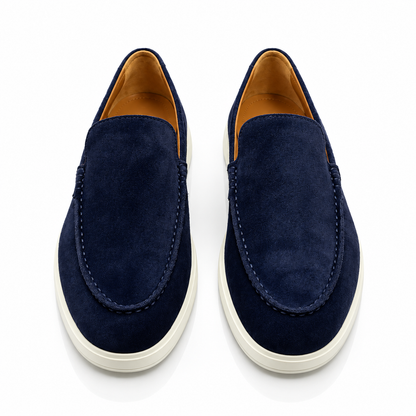 Blue Suede Loafers