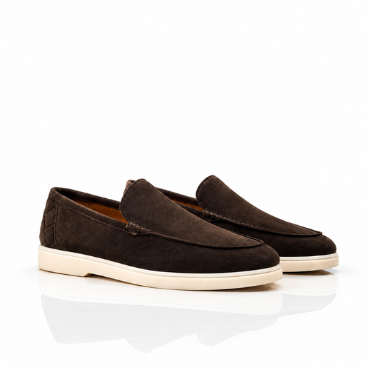 GAVA Brown Suede Loafers