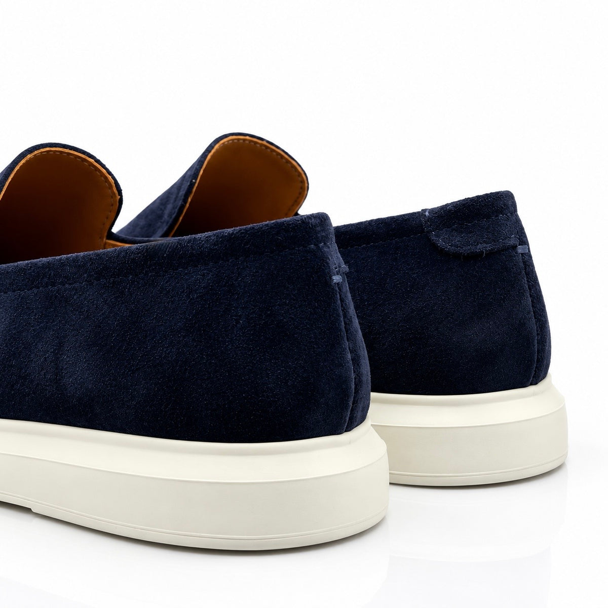 Blue Suede Loafers