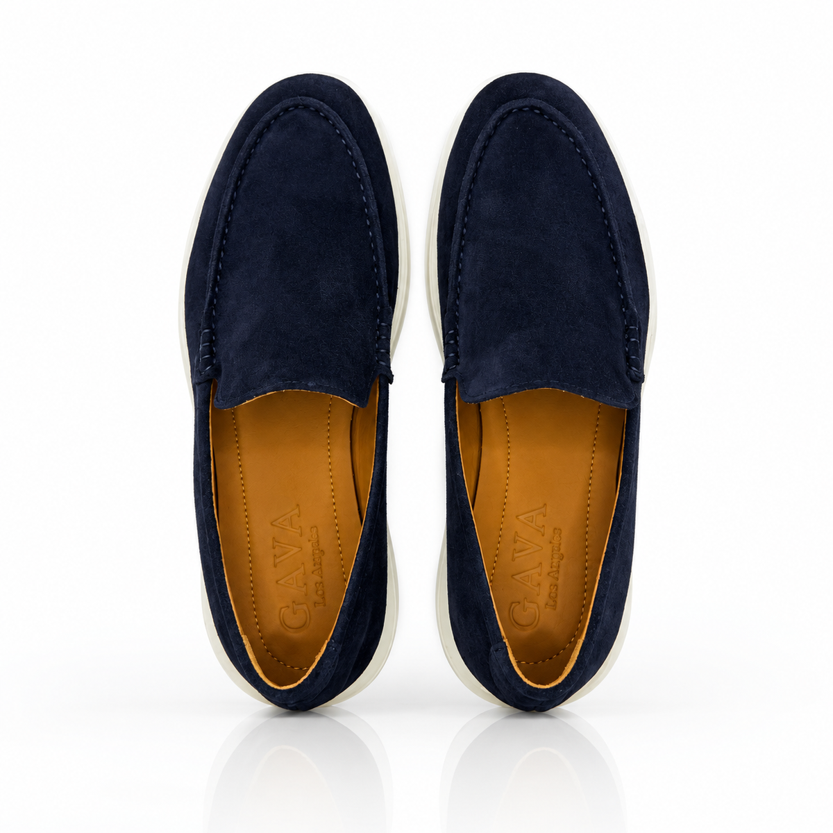 Blue Suede Loafers