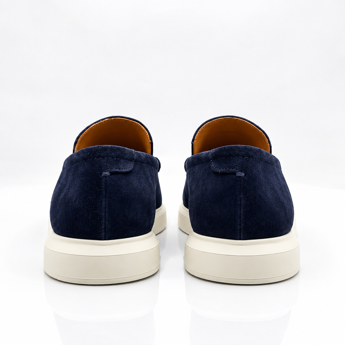 Blue Suede Loafers