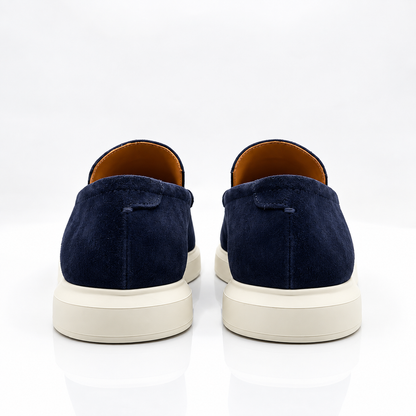 Blue Suede Loafers